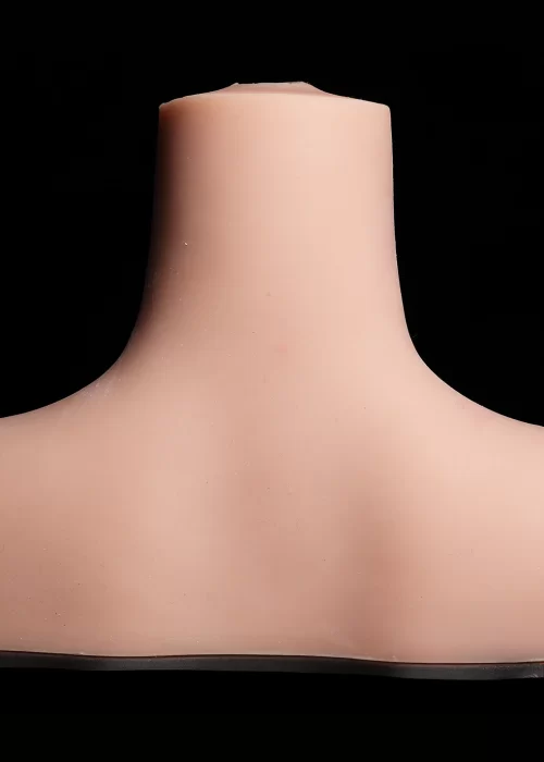 Back view of the WM Dolls TPE head stand for sex doll heads made from TPE.